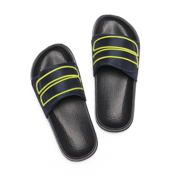 Boys Girls Slide Water Shoes - NAVY YELLOW - 5